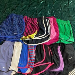 10 pairs of Nike shorts size small